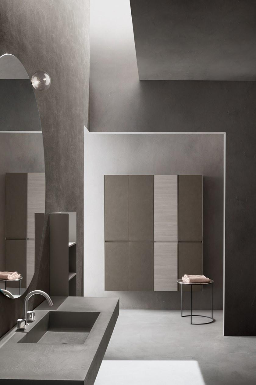 ARBLU Настенная тумба под умывальник с ящиками 5.zero Zr1004 - Вид №1