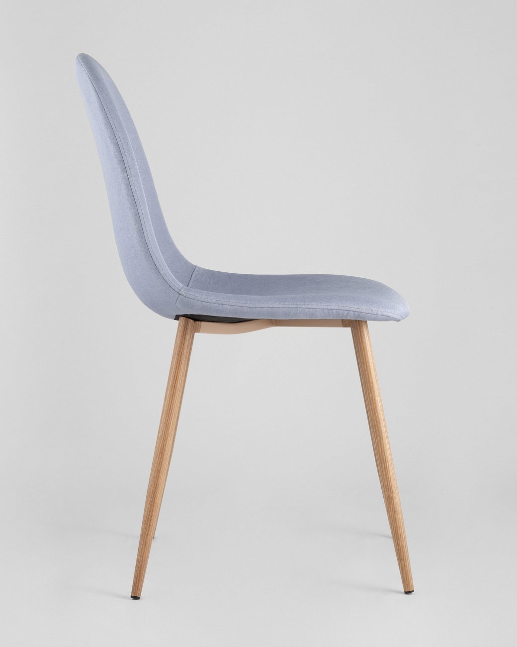 Стул со спинкой голубой из рогожки "Валенсия" STOOL GROUP ДИЗАЙНЕРСКИЕ, ИНТЕРЬЕРНЫЕ 00-3946189 Голубой  - Вид №3