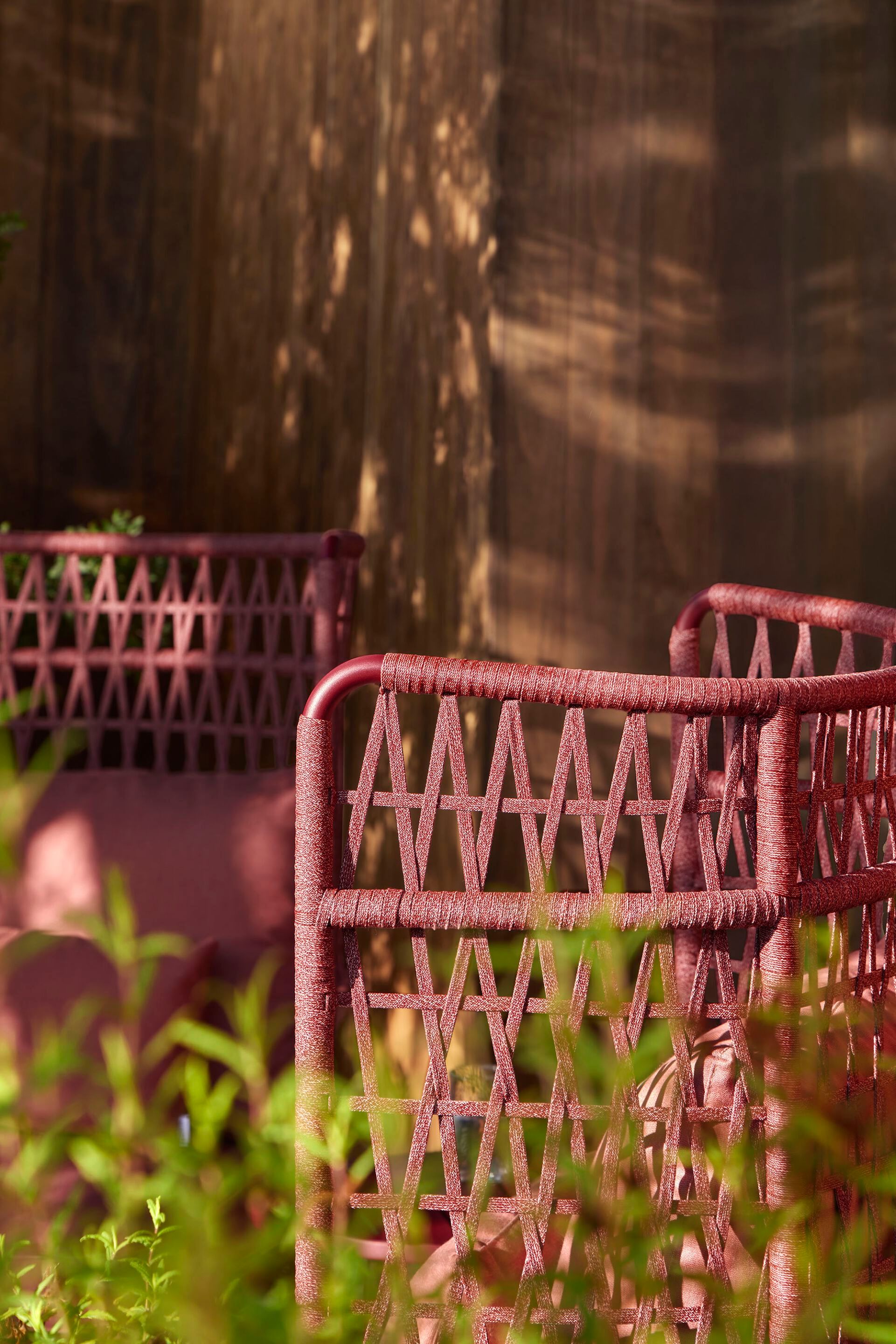 Алюминиевое садовое кресло с порошковым покрытием с высокой спинкой POINT Curio ARCH-00027379 - Вид №7