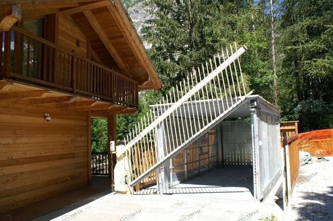 GREEN PARK Подъемник для водителя автомобиля на борту с крышей или без нее Ascensori per auto e montauto sun-id-1401238