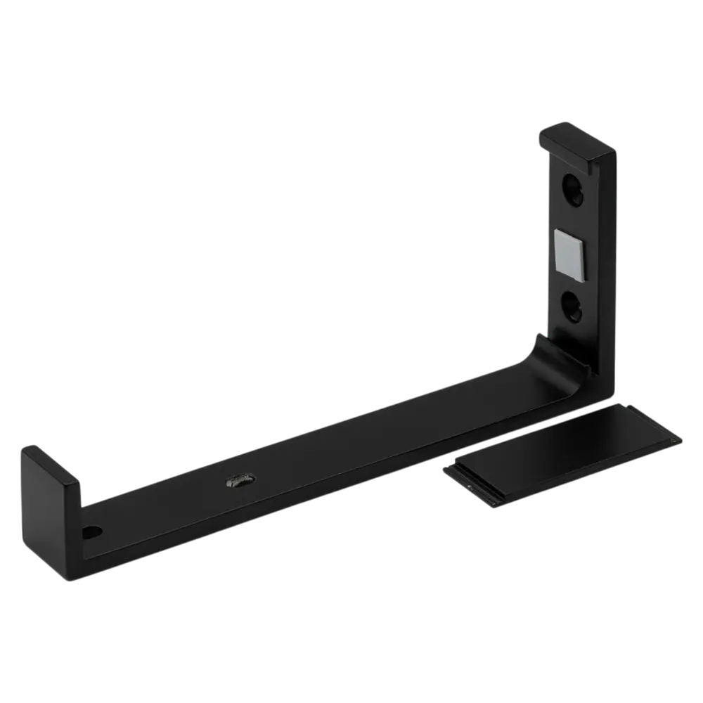 Держатель Orbis Квадро для первой штанги алюминий цвет черный 15 см STLM-2116240 - Вид №1