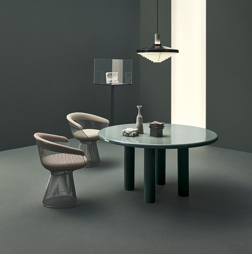 KNOLL Круглый стол из эмалированной стали Smalto sun-id-1499101 - Вид №1