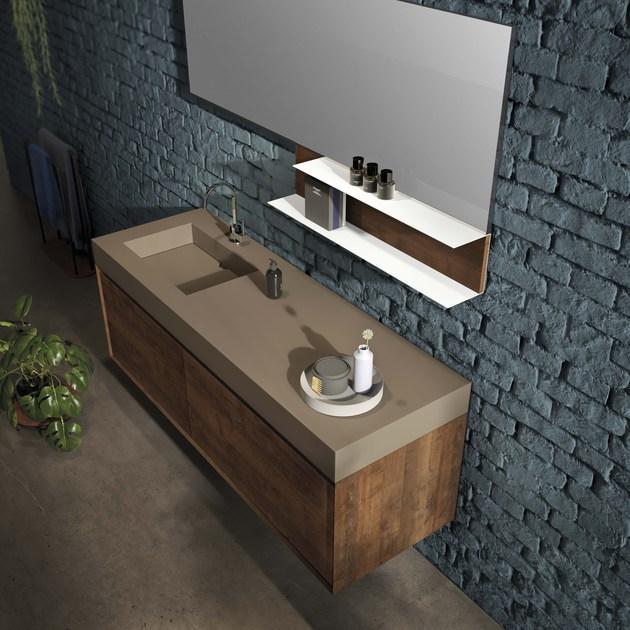 Mobiltesino Подвесная тумба под умывальник из дуба Luxor 2.0 sun-id-1376596 - Вид №1