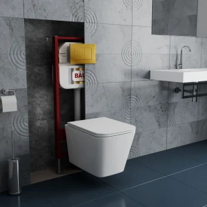 92040934 Комплект BAUEDGE NEO45700-OWLT190403-Q00013 6 в 1: инсталляция 45, унитаз OWL Vatter Ruta-H mini 49x34, быстросъёмное си STLM-1458353