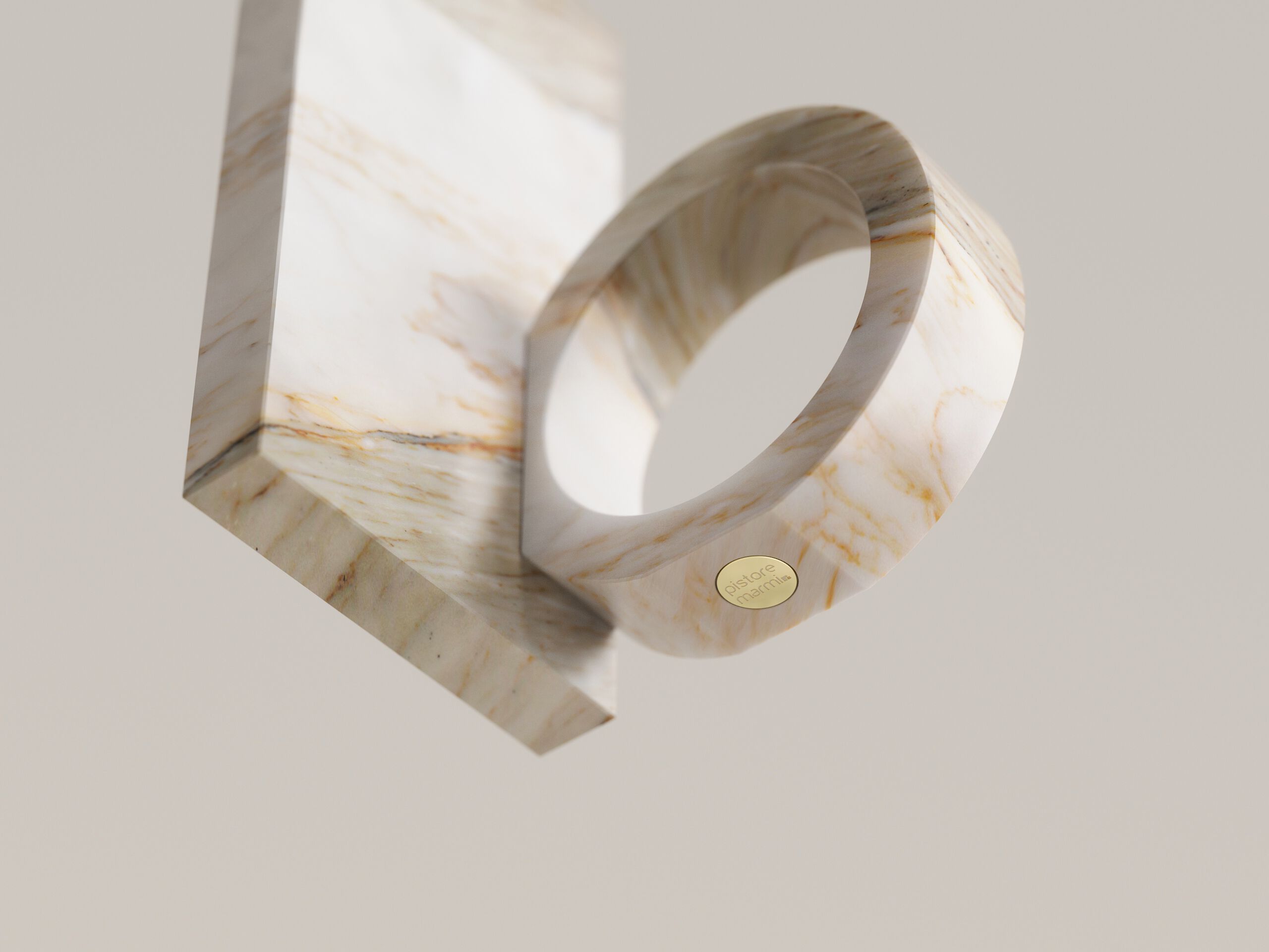 Мраморный форзац Calacatta Pistore Marmi кольцо ARCH-00106630 - Вид №6