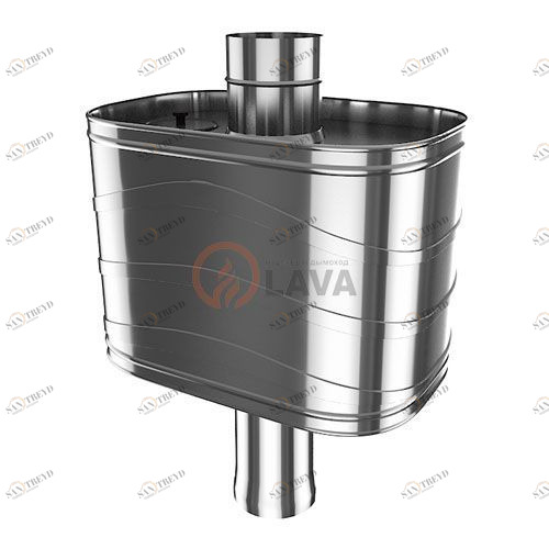 Бак-самовар LAVA 25 л. (0,5 мм AISI 439) на трубе 2699