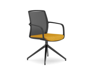 Стул для зала ожидания с подлокотниками