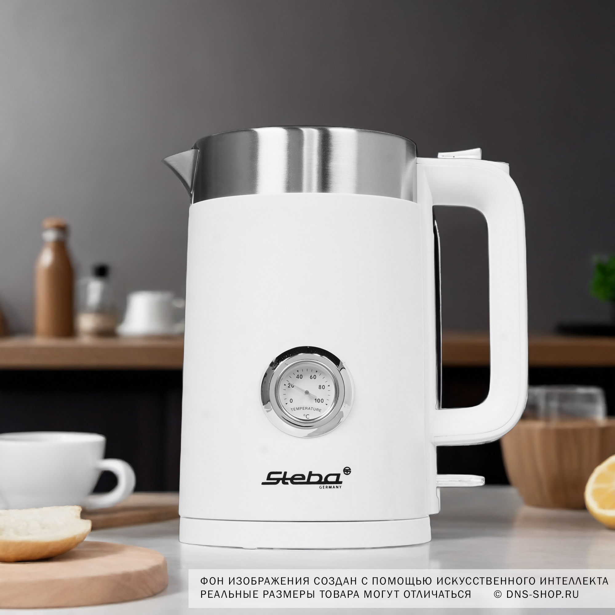 8164578 Электрочайник Steba WK 10 BIANCO белый STDN-0141355 - Вид №6