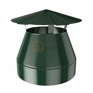 Оголовок-зонт LAVA 180/250 мм. зеленый (6005)