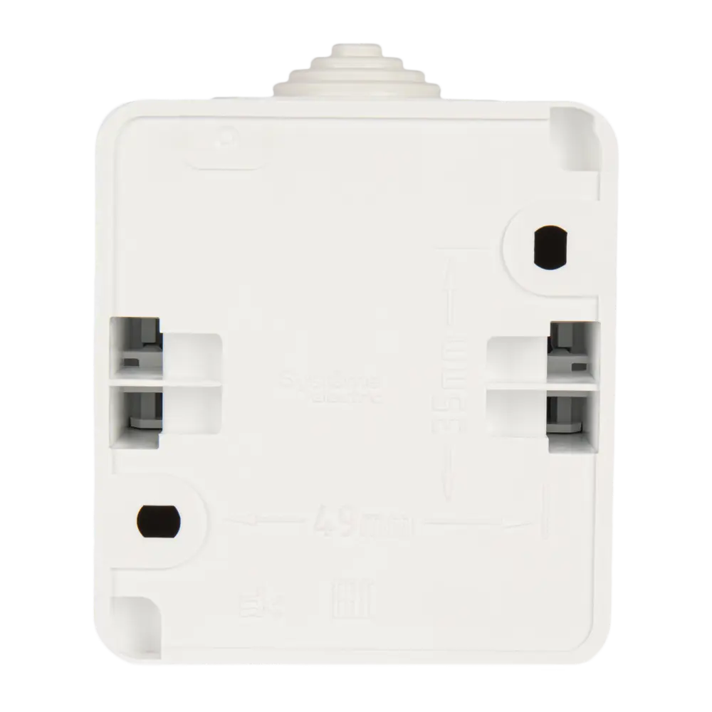 Выключатель влагозащищённый SYSTEME ELECTRIC Этюд с двумя клавишами 12513348 STLM-1107808 - Вид №3