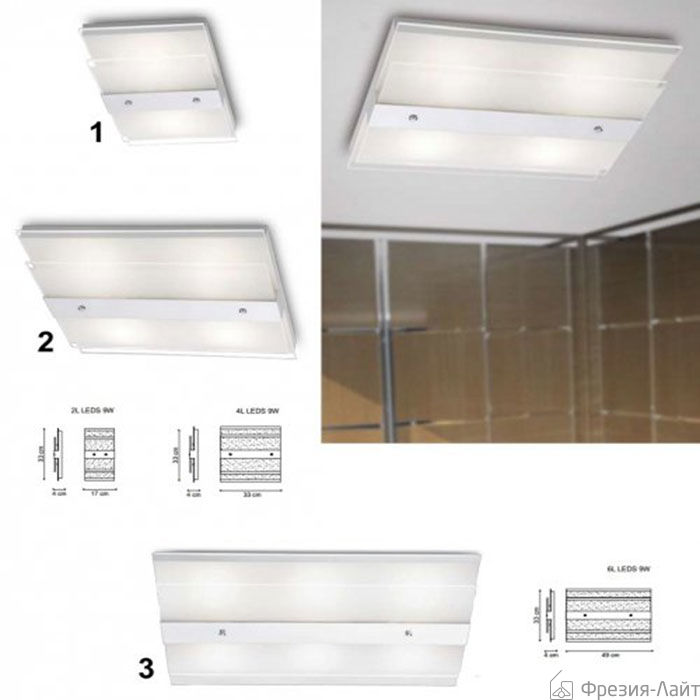 Orion DL 7K/1291/6 chrom потолочный 96736