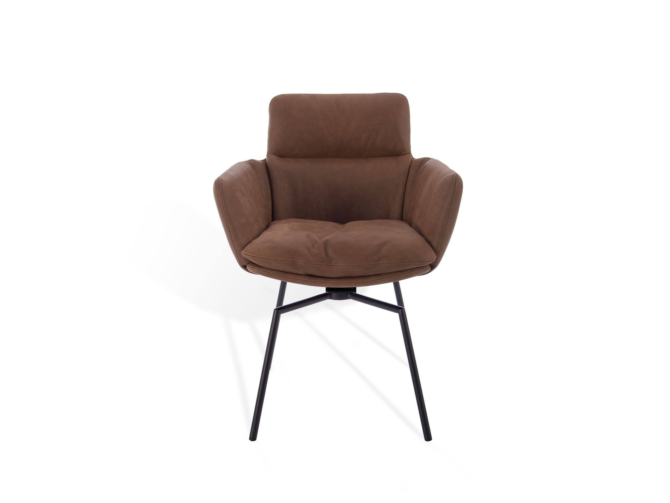 Мягкий стул с крестообразной рамой и подлокотниками KFF Faye Casual ARCH-00117081 - Вид №3