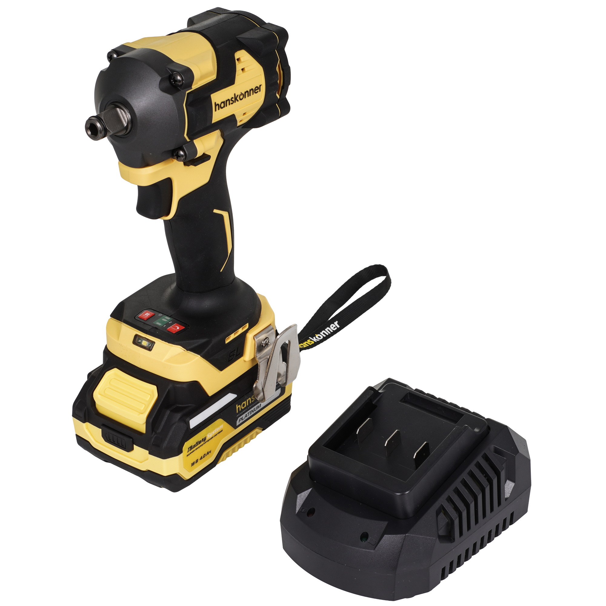 Гайковерт Hanskonner HCD20420BLC 1BatterySystem 18V 5452203 STDN-0145789