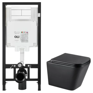 Комплект инсталляции Oli 80 Eco с безободковым унитазом Moneron