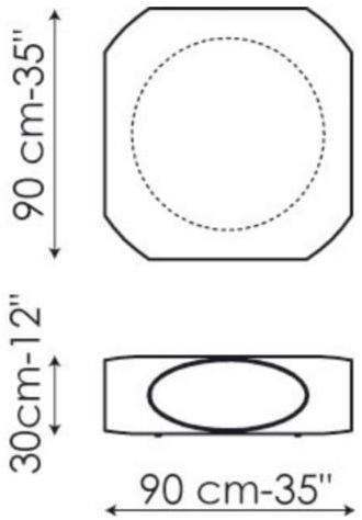 Bonaldo Журнальный столик из низкого полиэтилена Pebble sun-id-1506857 - Вид №4