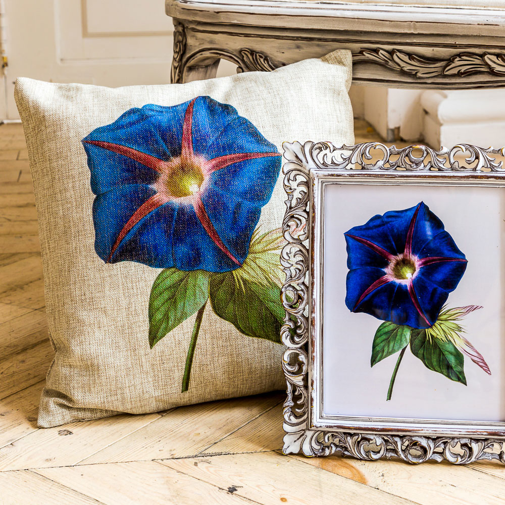 2718818 Интерьерная подушка «Цветочный ноктюрн», версия 3 Object Desire  - Вид №1