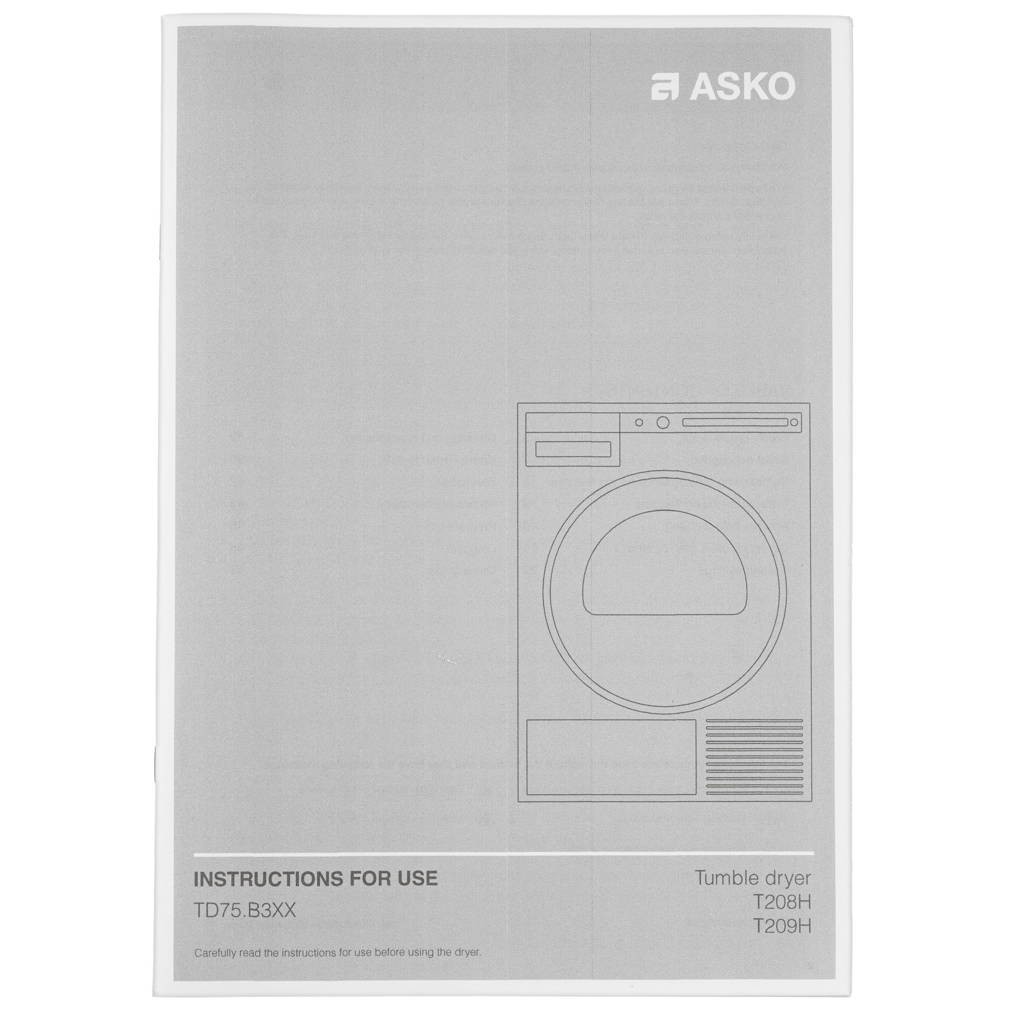5334209 Сушильная машина Asko T208H.W белый STDN-0035739 - Вид №10
