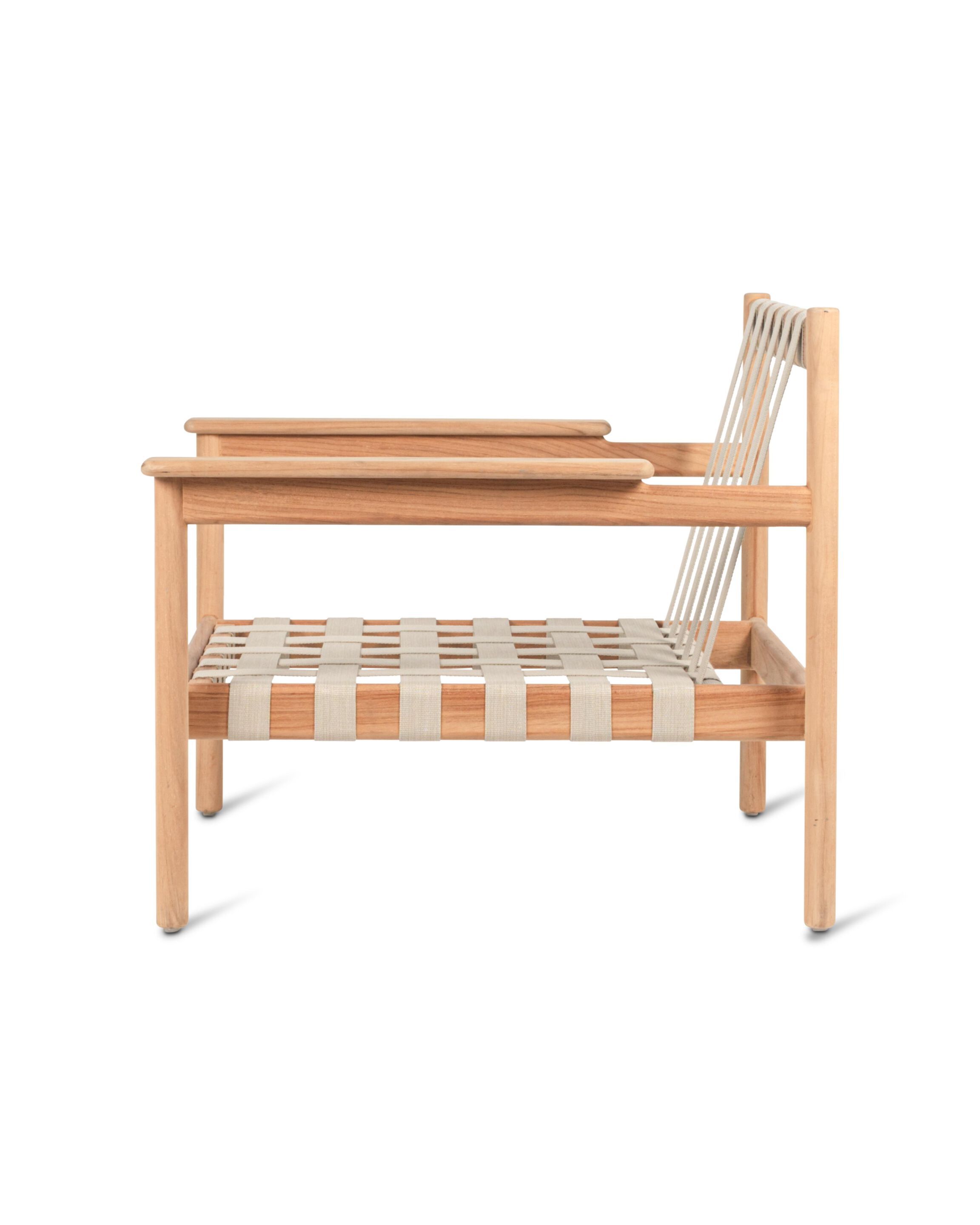 Садовое кресло из ткани и ТИКа с подлокотниками Vincent sheppard Oda ARCH-00113496 - Вид №11