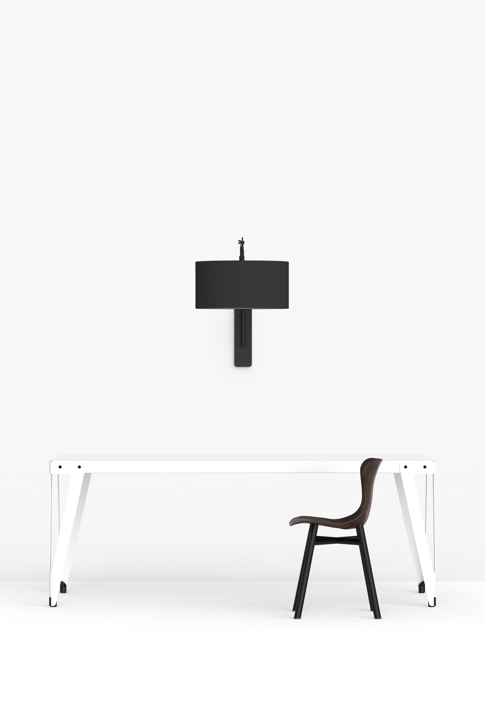 Настенный светильник из стали и ткани с гибкой рукояткой FUNCTIONALS SWIVEL ARCH-00039568 - Вид №14