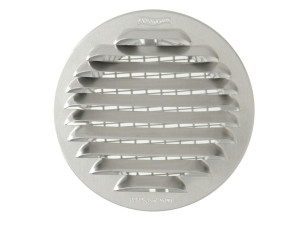 Встраиваемая решетка для отверстий диаметром от 80 до 200 мм с пластиковым отверстием