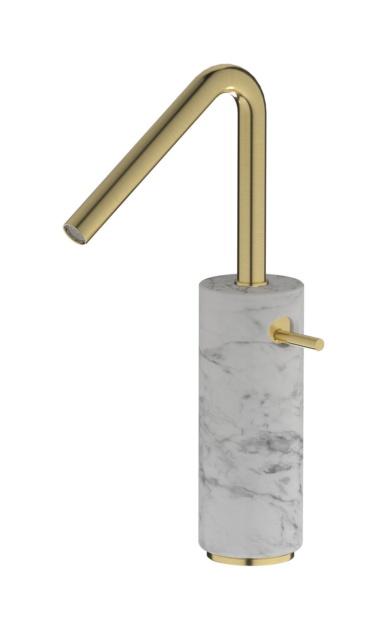 Смеситель для раковины с одной ручкой из мрамора IB мрамор + мрамор Elle ARCH-00083599 - Вид №8