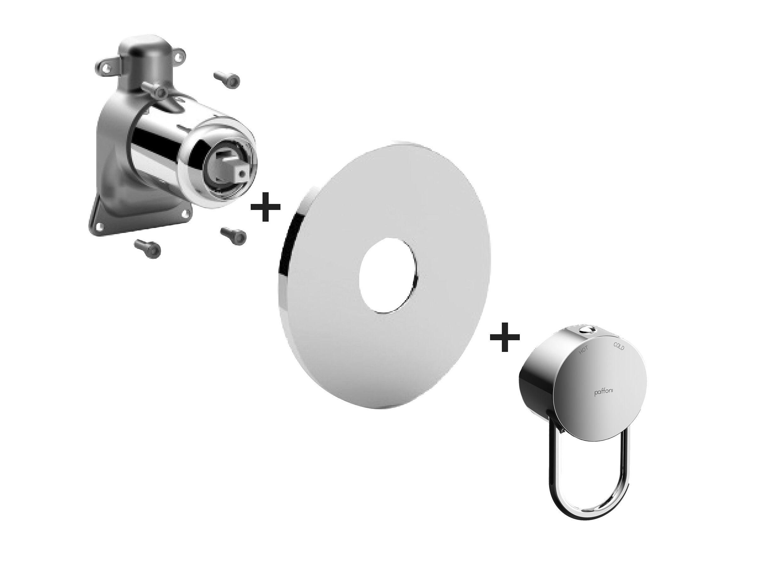 Встраиваемый однорычажный смеситель для душа RUBINETTERIA PAFFONI Joker ARCH-00049857 - Вид №1