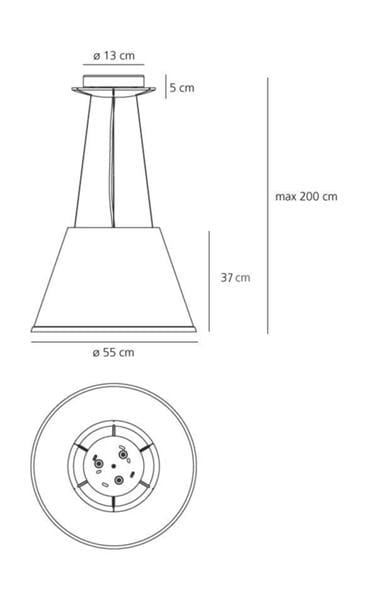 Пергаментная бумага подвесной светильник Artemide Choose ARCH-00071805 - Вид №4