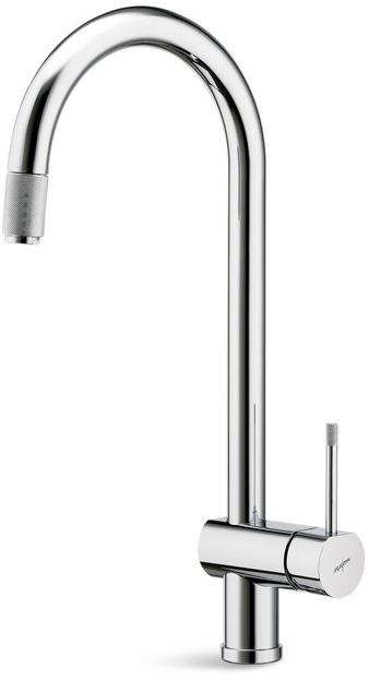 newform Кухонный смеситель с поворотным изливом и вытяжным душем Moony 3125 - Вид №1