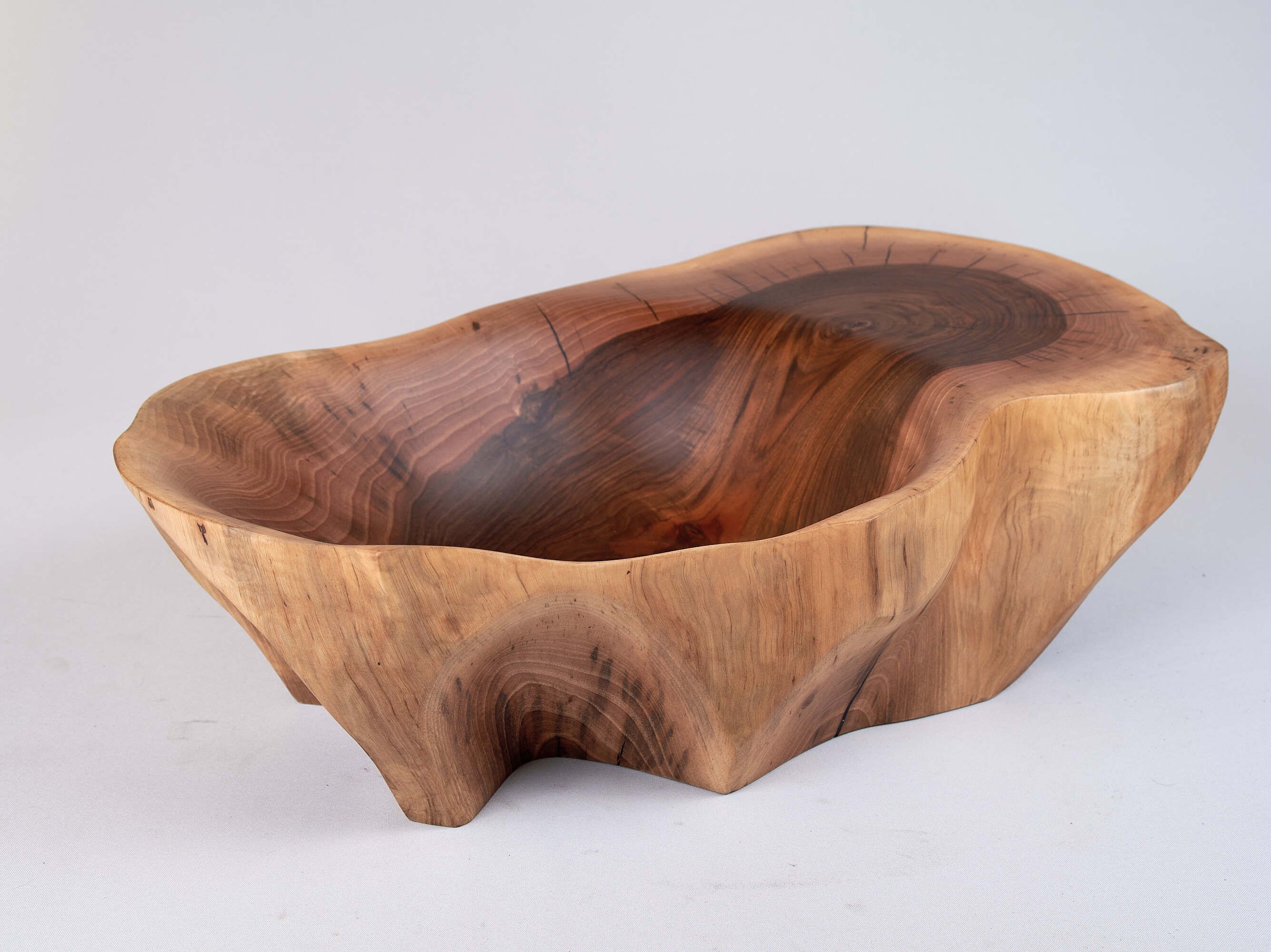 Твердая деревянная раковина / умывальник Logniture Banik ARCH-00025167 - Вид №4