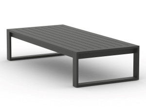 Прямоугольный алюминиевый журнальный столик с порошковым покрытием