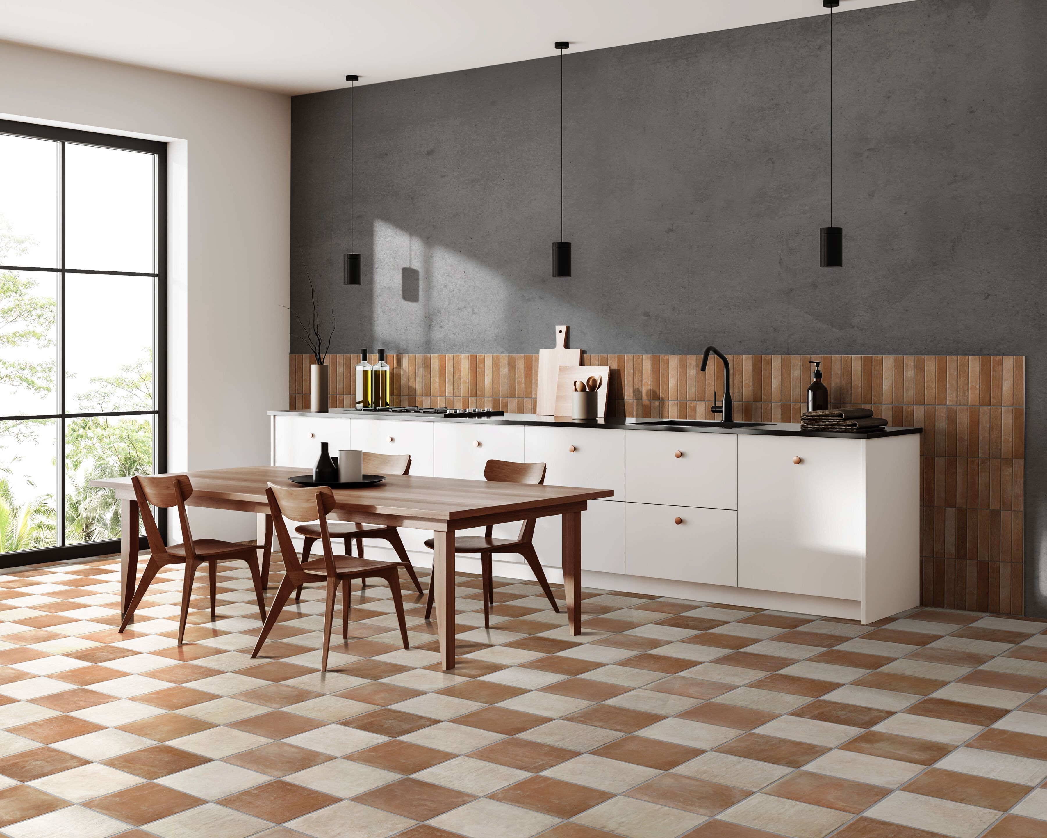 Напольное / керамогранит с терракотовым эффектом KERADOM GARFAGNANA ARCH-00110056 - Вид №13