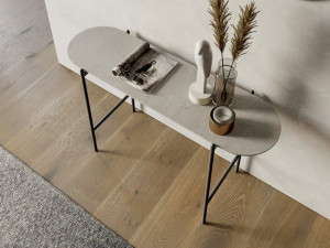 Овальная консоль из керамогранита