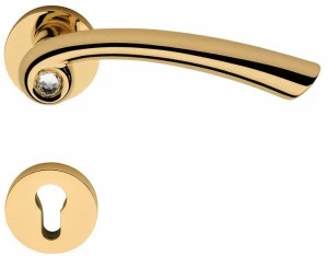 LINEA CALI' Ручка из латуни в современном стиле с кристаллами swarovski® с замком Nau crystal