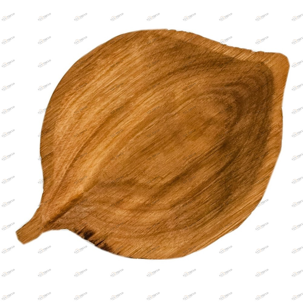 Тарелка "Блюдце ольха" светло-коричневая FUGA ECO WOOD 123576 Коричневый 