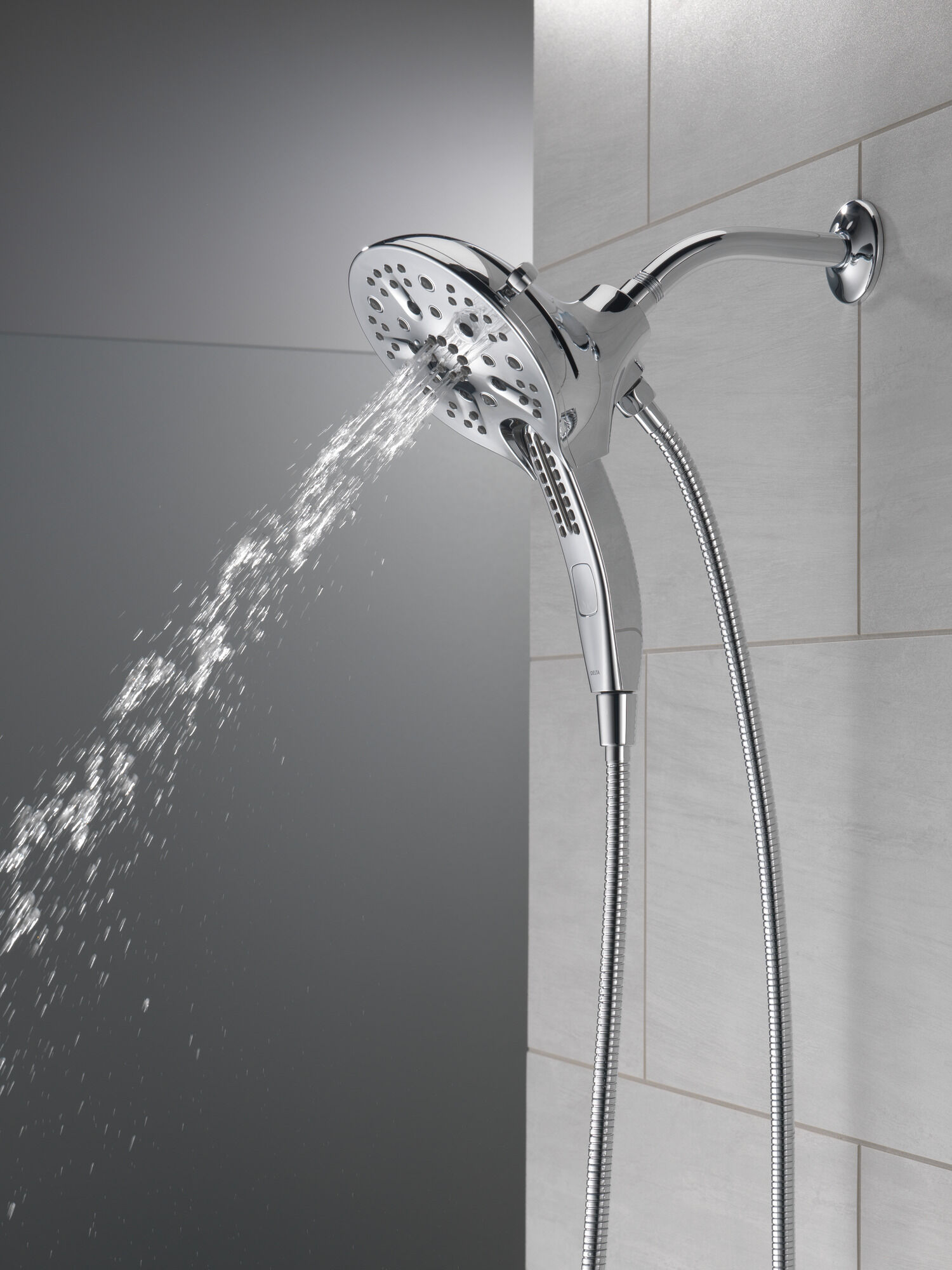 58620-PK In2ition® H2Okinetic® Душ два в одном с 5 настройками Delta Faucet Universal Showering Хром  - Вид №17