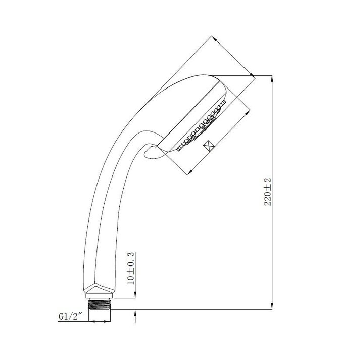 0505F85M18 Milardo Лейки для душа Лейка для душа 0505F85M18 Россия  - Вид №2