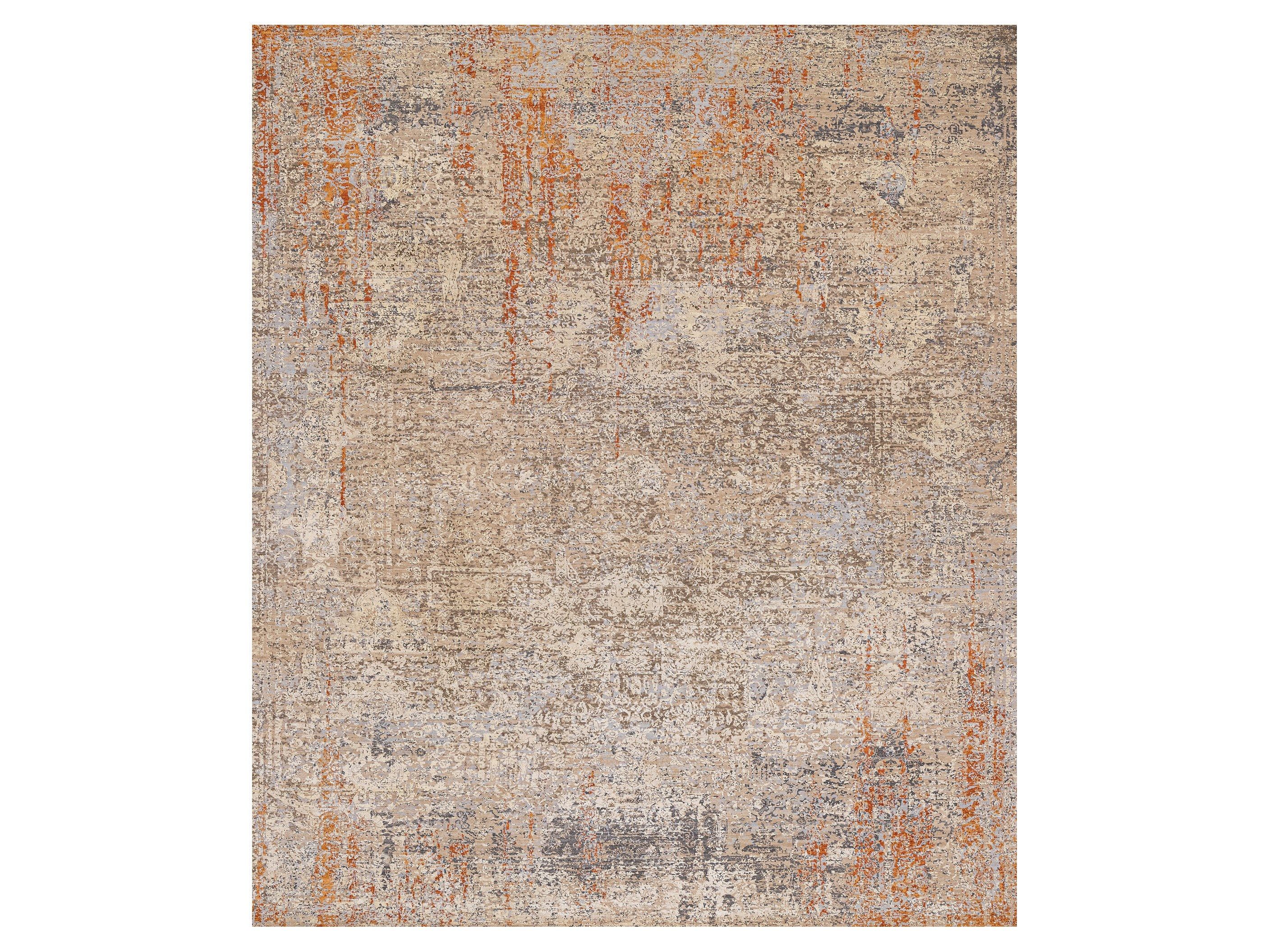 Прямоугольный ковер ручной работы из шерсти на заказ Edition Bougainville Allegory ARCH-00143524