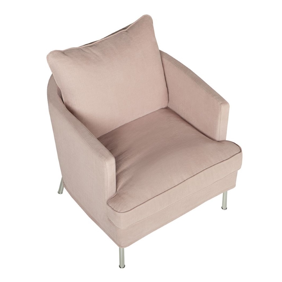 Кресло Julia, пудрово-розовое Sits S1281 - Вид №3