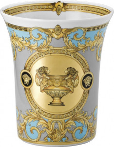10582035 Rosenthal Versace Ваза Rosenthal Versace Престиж Гала 18см, фарфор, голубая Фарфор
