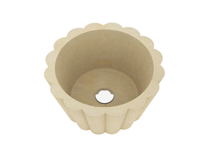 Умывальник с одной столешницей из камня Лечче PIMAR L13 ARCH-00032720