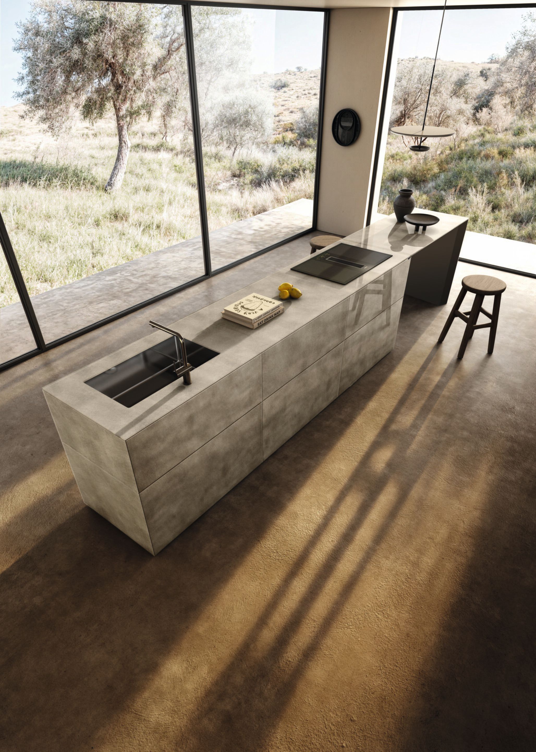 Кухня с островом Lago 36e8 CUT KITCHEN 2821 ARCH-00035698 - Вид №3