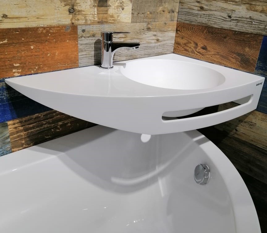 00922 Подвесная раковина настенная овальная Kolpa-San  белая  - Вид №2