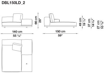B&B Italia Кожаный диван Dock sun-id-1441060 - Вид №127