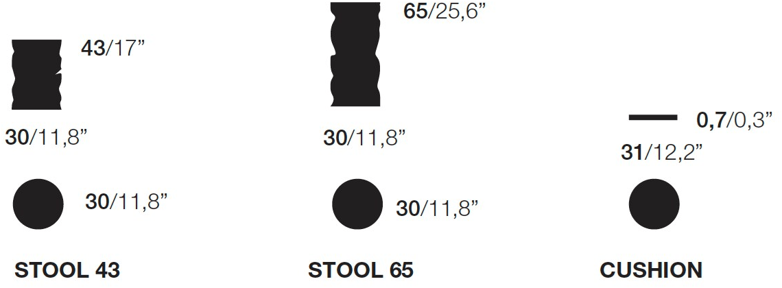 Opinion Ciatti Табурет из алюминия Tab.u sun-id-1384704 - Вид №9