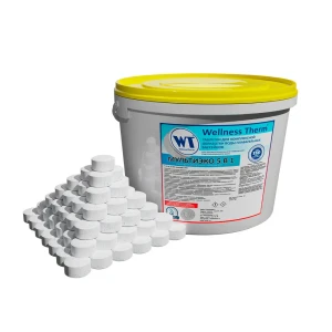 91333695 Таблетки Wellness Therm МУЛЬТИЭКО 5 в 1 для комплексной обработки воды в бассейнах 5 кг 20 г STLM-0957281