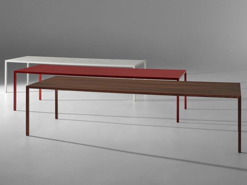 MDF Italia Прямоугольный стол из национального ореха Tense sun-id-1420873 - Вид №3