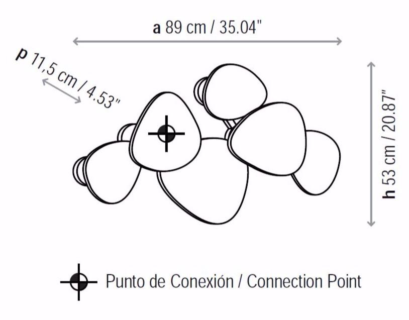 BOVER Светодиодный настенный светильник из бука Tria sun-id-1475850 - Вид №5