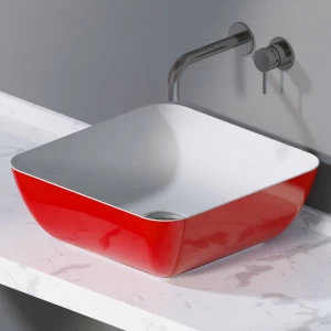 L602225 Накладная раковина на столешницу  прямоугольная A. e T. Italia ELITE