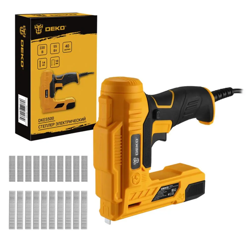 Степлер сетевой Deko DKES500, 55 Вт тип 53 STLM-2025558 - Вид №1