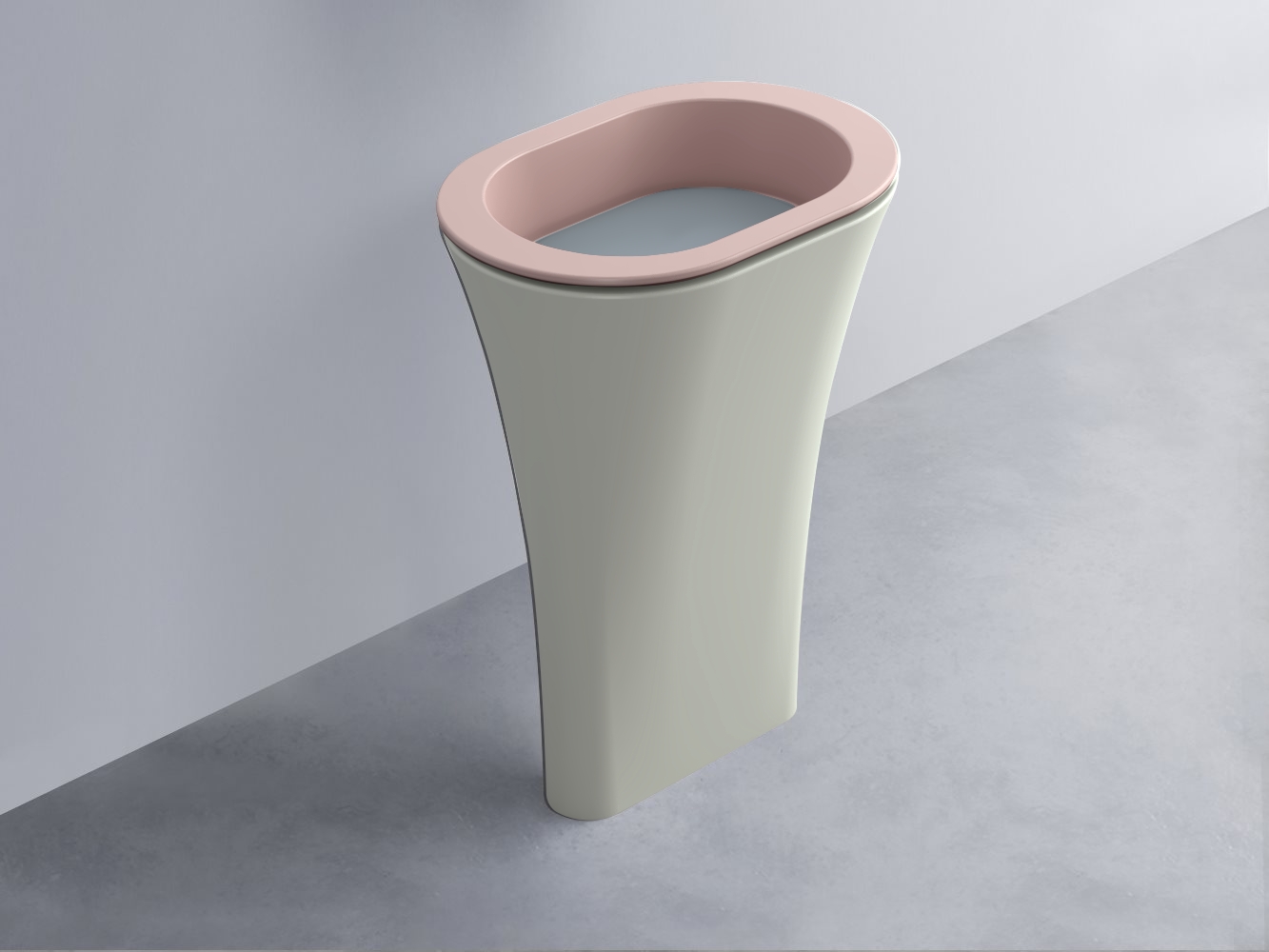 AMLA65-CP+AMPILO-BR+AMCOLO-PM Раковина Amedeo Ovale отдельностоящая cielo Enjoy + Amedeo Ceramica Cielo